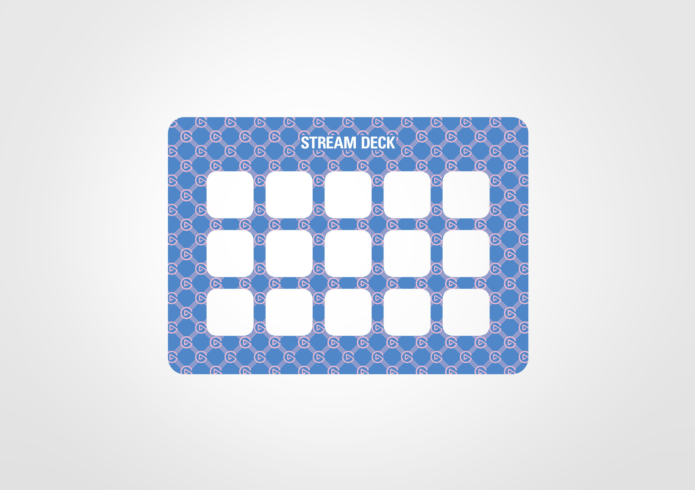 Stream Deck Blue Anniversary Faceplate | Elgato